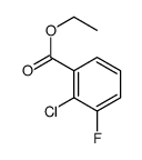 ethyl 2-chloro-3-fluorobenzoate结构式