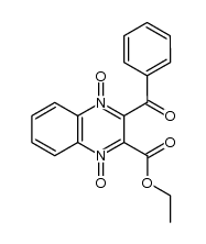 ethyl 3-benzoylquinoxaline-2-carboxylate 1,4-dioxide Structure