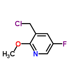 3-Chloromethyl-5-fluoro-2-Methoxy-pyridine结构式