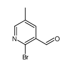 2-BROMO-5-METHYLNICOTINALDEHYDE结构式