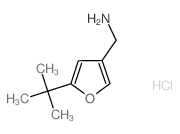 (5-tert-butylfuran-3-yl)methanamine,hydrochloride Structure