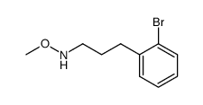 N-(3-(o-bromophenyl)propyl)methoxylamine结构式