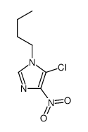 1-butyl-5-chloro-4-nitroimidazole结构式