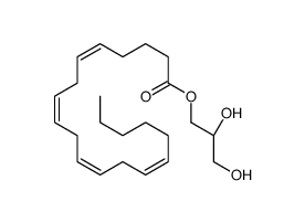 1-arachidonoyl-sn-glycerol Structure