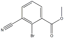 methyl 2-bromo-3-cyanobenzoate Structure