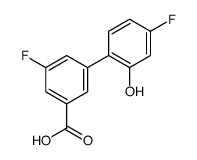 3-fluoro-5-(4-fluoro-2-hydroxyphenyl)benzoic acid结构式
