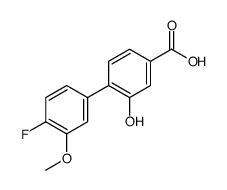 4-(4-fluoro-3-methoxyphenyl)-3-hydroxybenzoic acid Structure