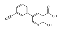 5-(3-cyanophenyl)-2-oxo-1H-pyridine-3-carboxylic acid Structure