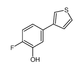 2-fluoro-5-thiophen-3-ylphenol Structure