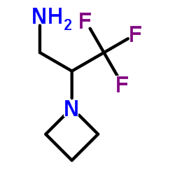 2-(1-Azetidinyl)-3,3,3-trifluoro-1-propanamine Structure