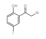 2-bromo-1-(5-fluoro-2-hydroxyphenyl)ethanone structure