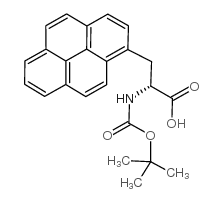 boc-3-(1-pyrenyl)-d-alanine structure