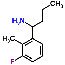 1-(3-Fluoro-2-methylphenyl)-1-butanamine结构式