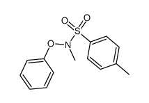 N,4-dimethyl-N-phenoxybenzenesulfonamide Structure