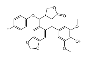 2-methyl-6-(5-acetamido-3,5-dideoxy-alpha-glycero-galacto-nonulopyranosylonic acid)xanthene-9-spiro-1'-isobenzofuran-3'-one结构式