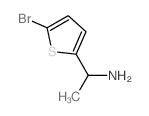 1-(5-溴噻吩-2-基)乙胺结构式