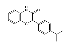 2-(4-isopropylphenyl)-2H-benzo[b][1,4]thiazin-3(4H)-one结构式