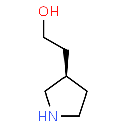 (R)-Pyrrolidine-3-ethanol Structure