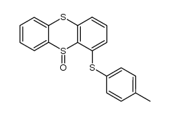 4-(p-tolylthio)thianthrene 5-oxide Structure