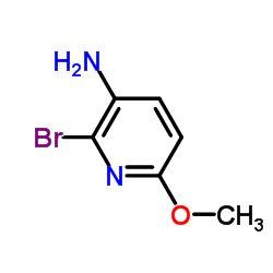 3-氨基-2-溴-6-甲氧基吡啶结构式