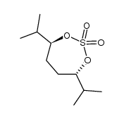(3S,6S)-3,6-dihydroxy-2,7-dimethyloctane cyclic sulfate Structure