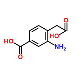 3-Amino-4-(carboxymethyl)benzoic acid Structure