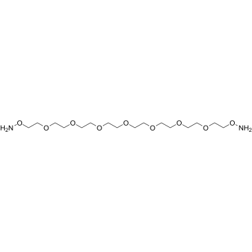 Bis-aminooxy-PEG7结构式