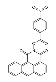 N-((p-nitro)benzoyloxy)anthracene-1,9-dicarboximide Structure