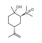1S,2S,5R-N,N,2-trimethyl-2-hydroxy-5-isopropenylcyclohexamine oxide结构式