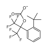 [2-(2-tert-butylphenyl)-1,1,1,3,3,3-hexafluoropropan-2-yl] carbonate结构式