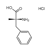 (R)-α-methyl-phenylalanine hydrochloride structure