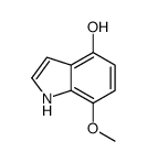 7-Methoxy-1H-indol-4-ol结构式