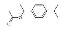 1-(4-isopropylphenyl)ethyl acetate结构式