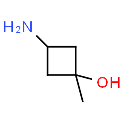 3-氨基-1-甲基环丁-1-醇结构式