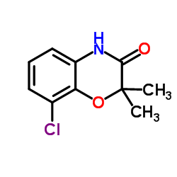 8-Chloro-2,2-dimethyl-2H-1,4-benzoxazin-3(4H)-one结构式