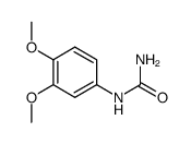 3-(3,4-dimethoxyphenyl)urea结构式