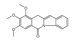 8,9,10-trimethoxy-11H-indolo[1,2-b]isoquinolin-6-one结构式