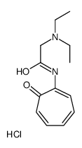 2-(diethylamino)-N-(7-oxocyclohepta-1,3,5-trien-1-yl)acetamide,hydrochloride结构式