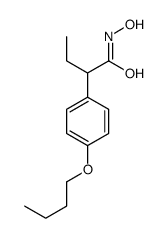 2-(p-Butoxyphenyl)butyrohydroxamic acid结构式