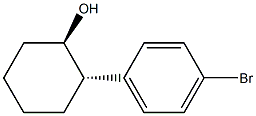 trans-2-(4-Bromo-phenyl)-cyclohexanol Structure