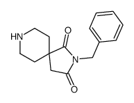 2-Benzyl-2,8-diazaspiro[4.5]decane-1,3-dione Structure