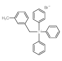 Phosphonium,[(3-methylphenyl)methyl]triphenyl-, bromide (1:1) Structure