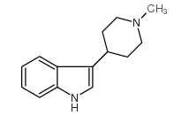 3-(1-METHYL-4-PIPERIDINYL)INDOLE structure