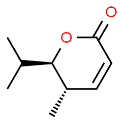 2H-Pyran-2-one,5,6-dihydro-5-methyl-6-(1-methylethyl)-,trans-(9CI) structure