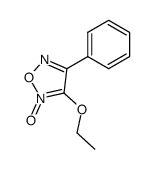 1,2,5-Oxadiazole,3-ethoxy-4-phenyl-,2-oxide(9CI) structure