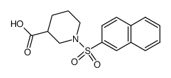 1-(2-naphthylsulphonyl)piperidine-3-carboxylic acid Structure