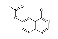 4-氯喹唑啉-6-基 乙酸酯结构式