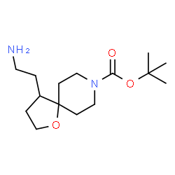 Tert-Butyl 4-(2-Aminoethyl)-1-Oxa-8-Azaspiro[4.5]Decane-8-Carboxylate Structure