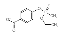 ethoxy-methyl-(4-nitrophenoxy)-sulfanylidene-phosphorane structure