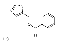 1H-imidazol-5-ylmethyl benzoate,hydrochloride结构式